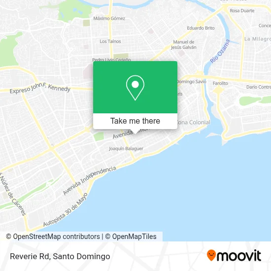 Reverie Rd map