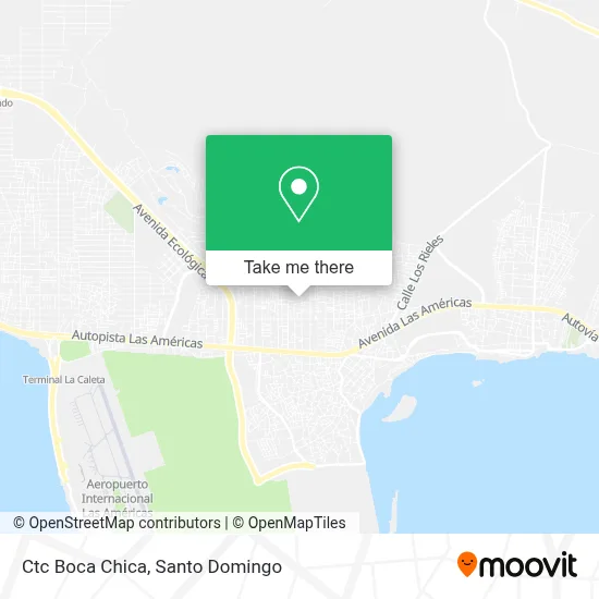 Ctc Boca Chica map