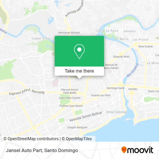 Jansel Auto Part map