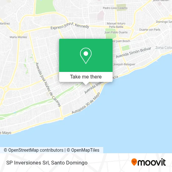 SP Inversiones Srl map