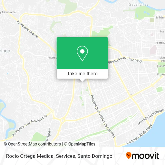 Rocio Ortega Medical Services map