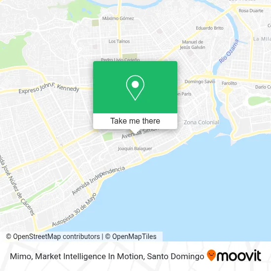 Mimo, Market Intelligence In Motion map