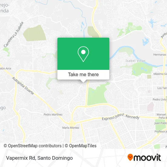 Vapermix Rd map