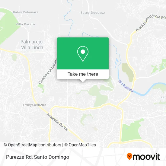 Purezza Rd map