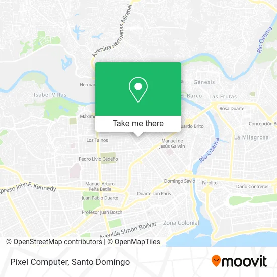 Pixel Computer map