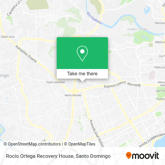 Rocío Ortega Recovery House map