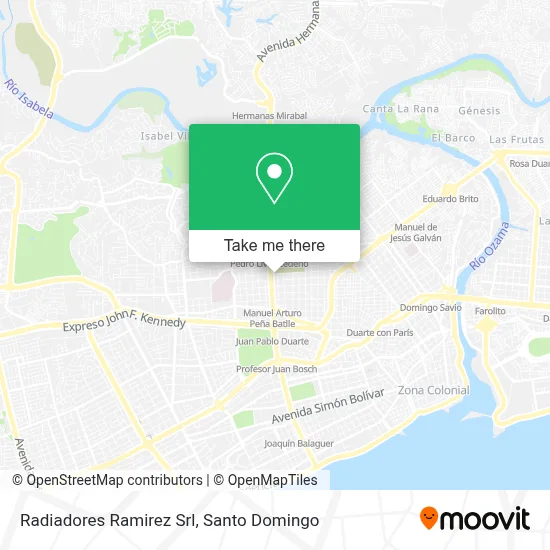 Radiadores Ramirez Srl map