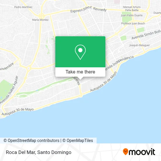 Roca Del Mar map