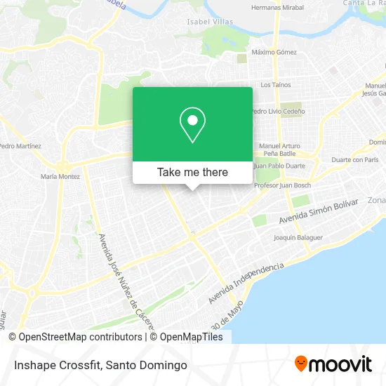Inshape Crossfit map