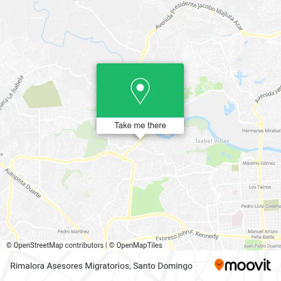 Rimalora Asesores Migratorios map