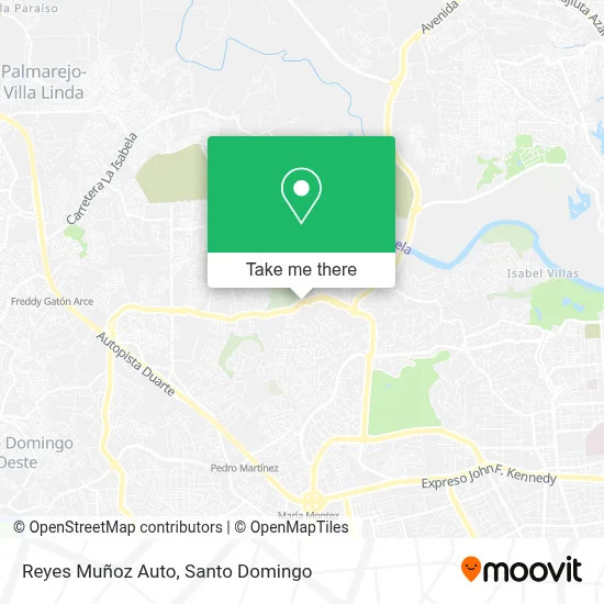 Reyes Muñoz Auto map