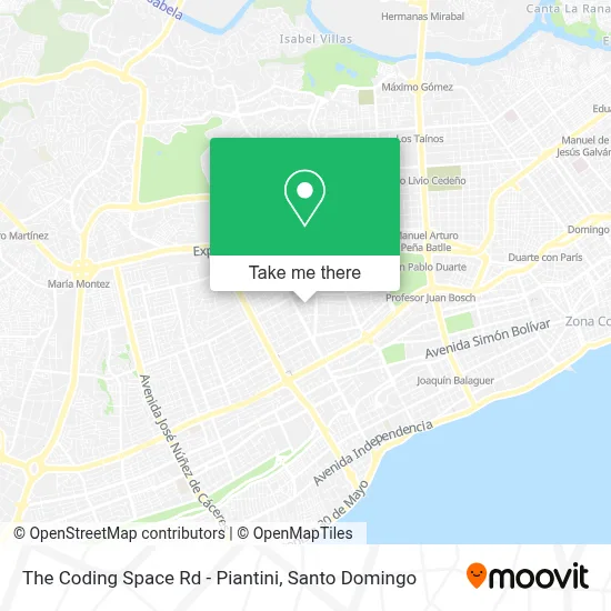 The Coding Space Rd - Piantini map