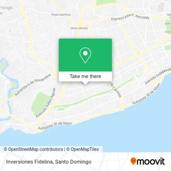 Inversiones Fidelina map