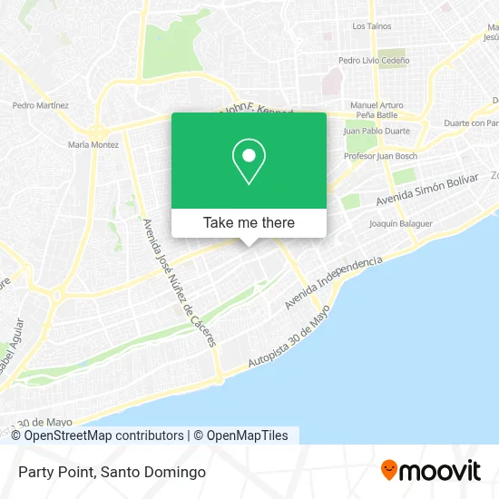Party Point map