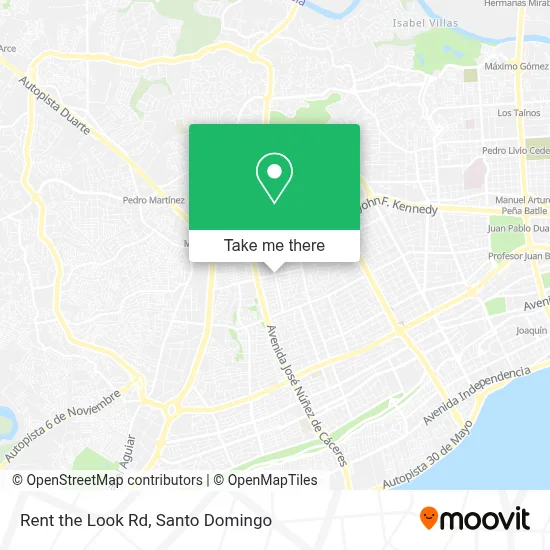 Rent the Look Rd map