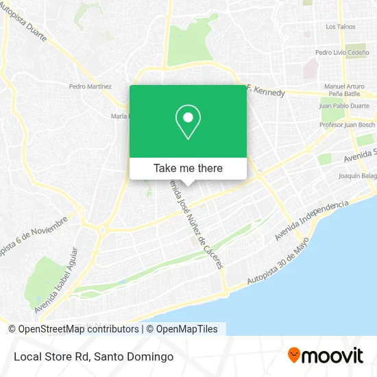 Local Store Rd map