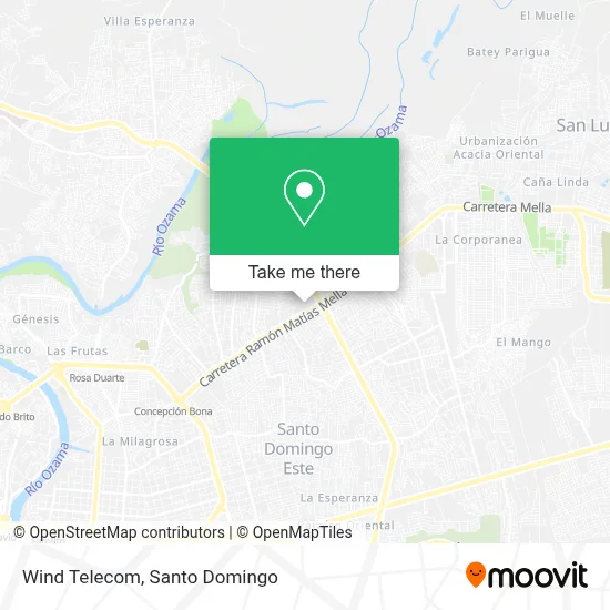 Wind Telecom map