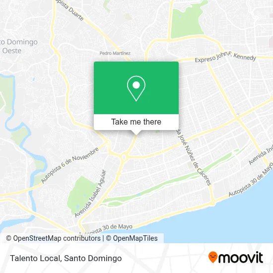 Talento Local map