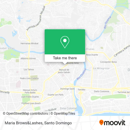 Maria Brows&Lashes map