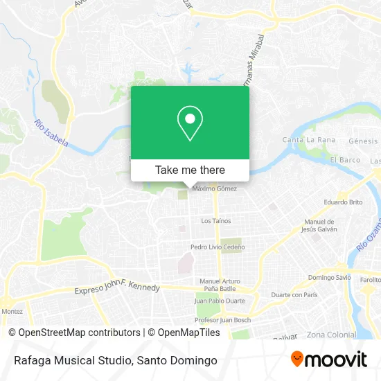 Rafaga Musical Studio map