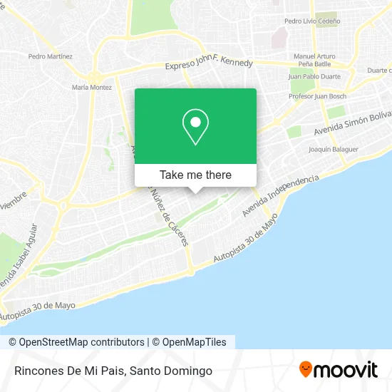 Rincones De Mi Pais map