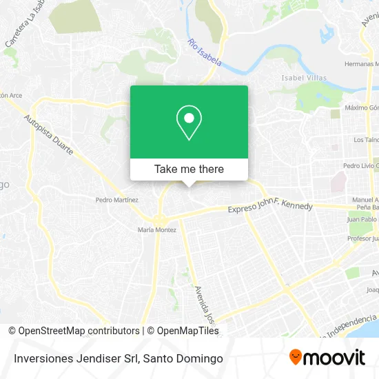 Inversiones Jendiser Srl map