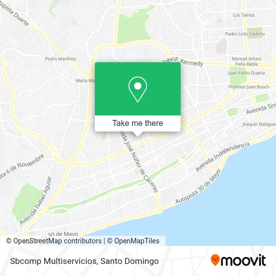 Sbcomp Multiservicios map