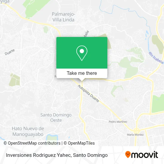 Inversiones Rodriguez Yahec map