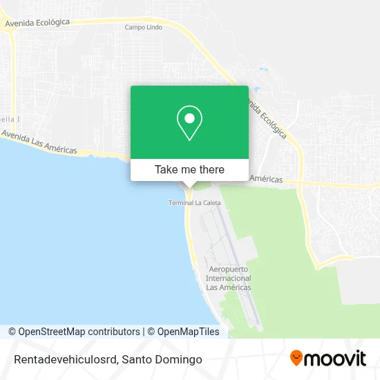 Rentadevehiculosrd map