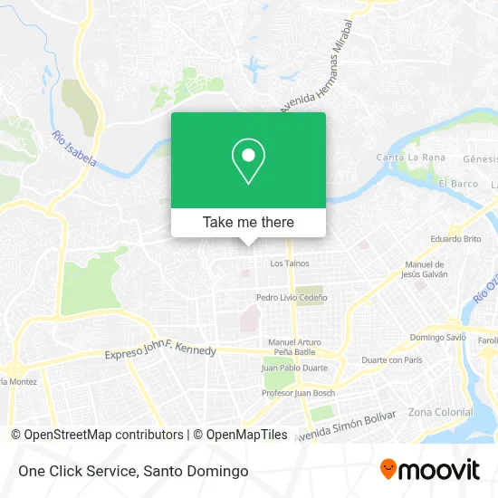 One Click Service map