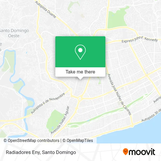 Radiadores Eny map