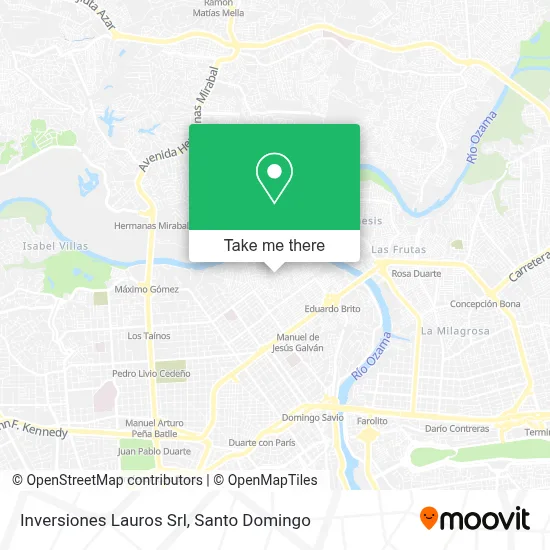 Inversiones Lauros Srl map