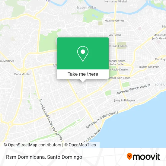 Rsm Dominicana map