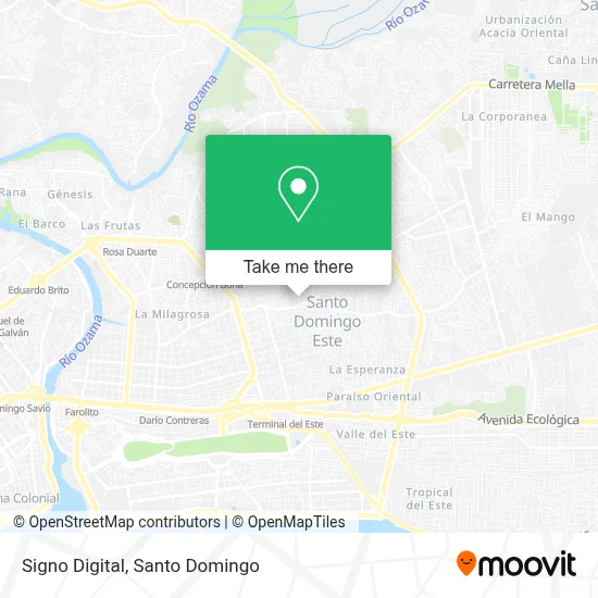 Signo Digital map