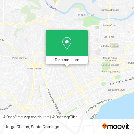 Jorge Chalas map