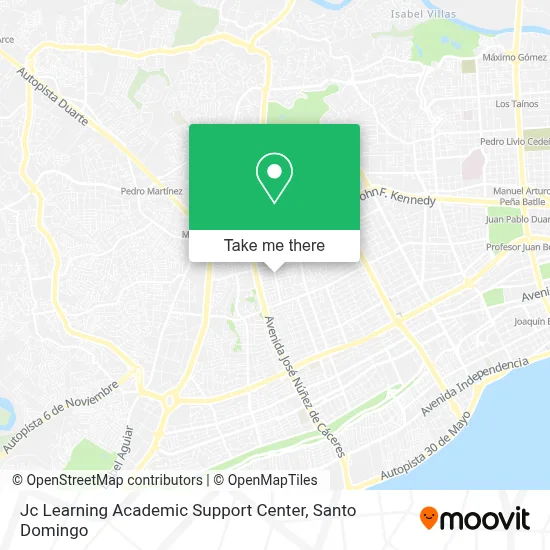 Jc Learning Academic Support Center map