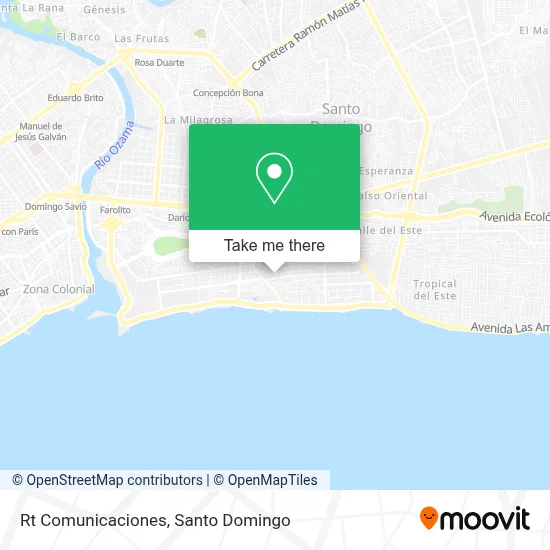 Rt Comunicaciones map