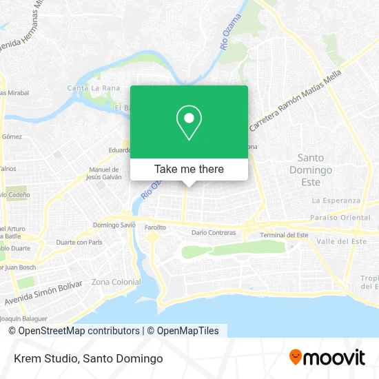 Krem Studio map