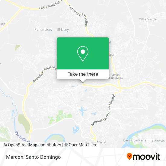 Mercon map