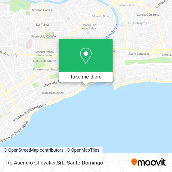 Rg Asencio Chevalier,Srl. map