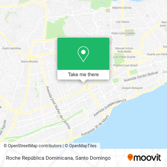 Roche República Dominicana map