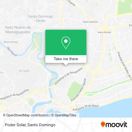 Poder Solar map