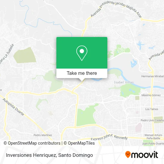 Inversiones Henriquez map