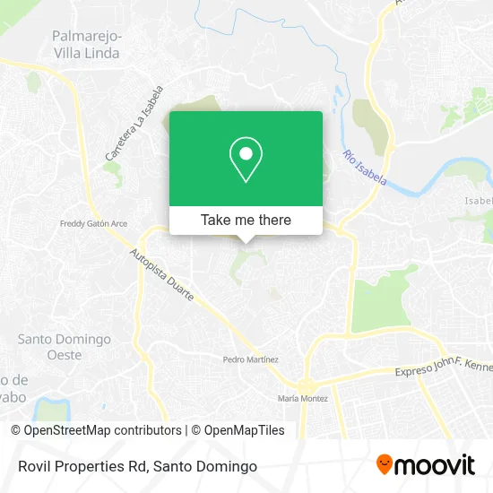Rovil Properties Rd map