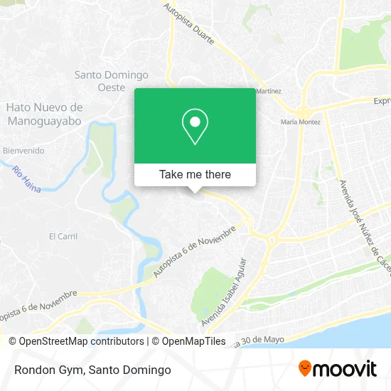 Rondon Gym map