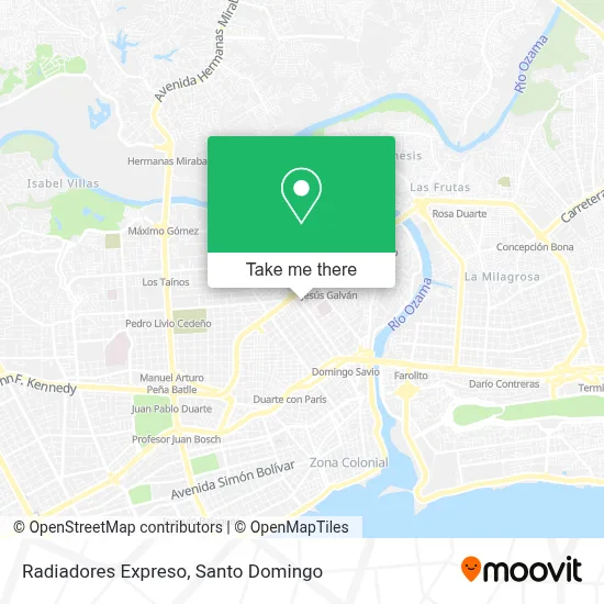 Radiadores Expreso map