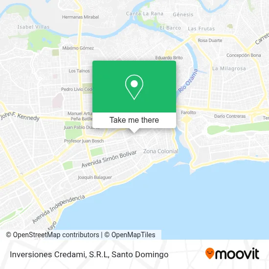 Inversiones Credami, S.R.L map