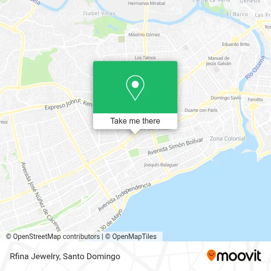 Rfina Jewelry map