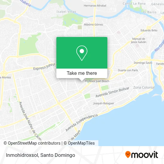 Inmohidroxsol map