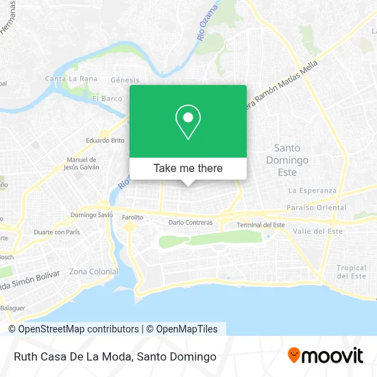 Ruth Casa De La Moda map